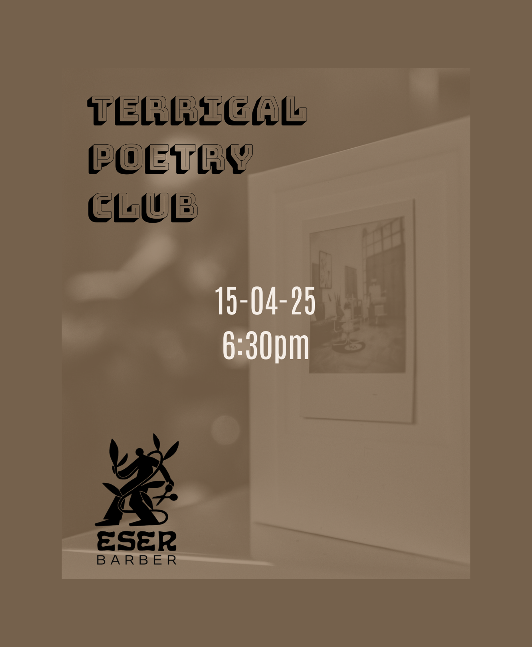 Poetry event poster